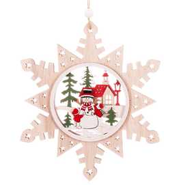 COLGANTE COPO NIEVE MADERA 2/M 15,50 X 0,80 X 18 CM