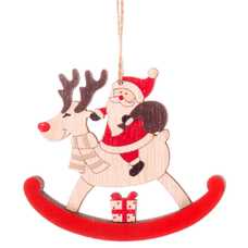 COLGANTE CABALLITO MADERA 2/M 10,40 X 1,40 X 9 CM