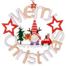 COLGANTE MERRY MADERA 11 X 0,40 X 11 CM