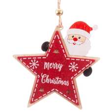 COLGANTE ESTRELLA MADERA 2/M 10 X 0,50 X 10,70 CM