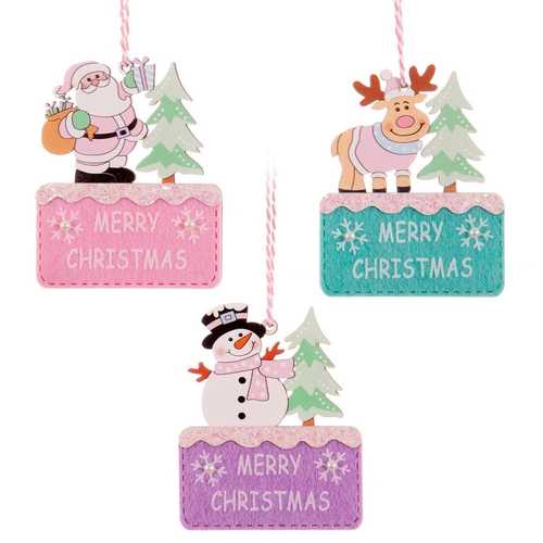 COLGANTE X'MAS MADERA 3/M 8 X 0,60 X 10 CM