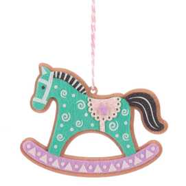 COLGANTE CABALLITO MADERA 2/M 10,50 X 0,50 X 8 CM