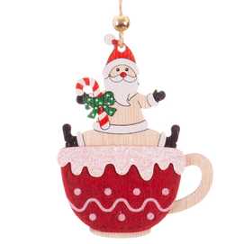 COLGANTE TAZA MADERA 2/M 8 X 0,50 X 10,50 CM