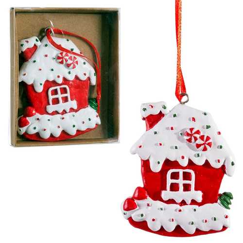 COLGANTE CASA CANDY RESINA 8 X 6,60 X 1,40 CM