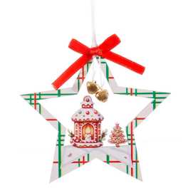 COLGANTE ESTRELLA MADERA 3/M 15,50 X 0,30 X 15,50 CM