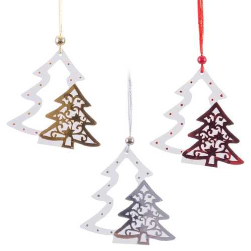 COLGANTE ÁRBOL MADERA 3/C 12 X 24 CM