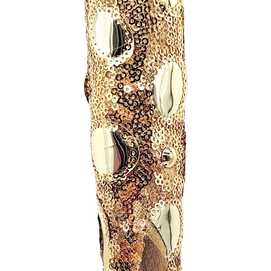 COLGANTE LÁGRIMA POLIÉSTER-FOAM ORO 4,50 X 4,50 X 31 CM