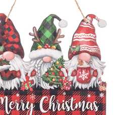 COLGANTE 3 GNOMOS MDF 29 X 0,40 X 42,50 CM