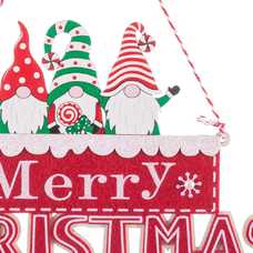 COLGANTE PAPA NOEL MADERA 23 X 14,30 CM