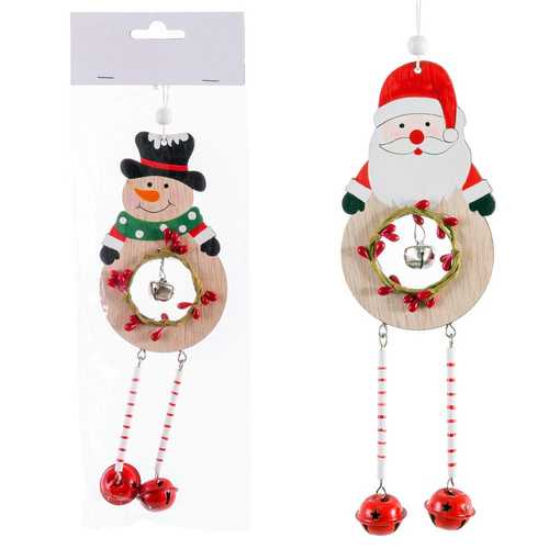 COLGANTE FIGURA CASCABEL MADERA 2/M 7 X 0,50 X 26 CM