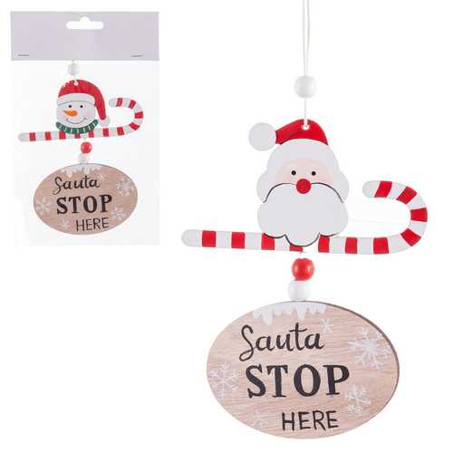 COLGANTE FIGURA MADERA 2/M 10 X 14 CM