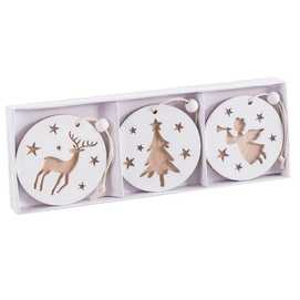 S/3 COLGANTE MADERA 7,50 X 21 CM