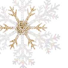 COLGANTE COPO NIEVE PS 22 X 0,30 X 25 CM