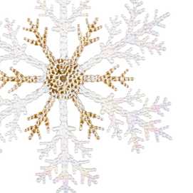 COLGANTE COPO NIEVE PS 22 X 0,30 X 25 CM