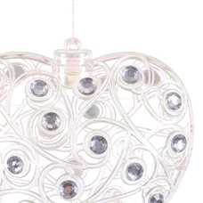 COLGANTE CORAZÓN PERLAS PS 9,90 X 4,60 X 10,20 CM