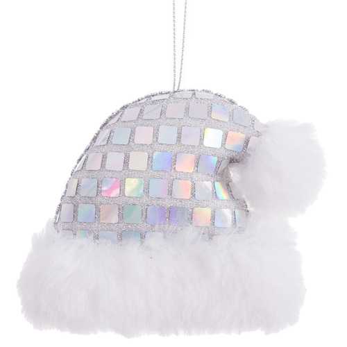 COLGANTE GORRO CRISTALES POLIÉSTER-FOAM 10 X 3 X 9 CM