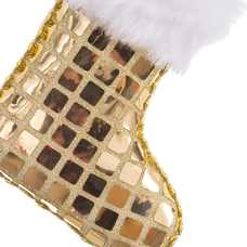 COLGANTE BOTA CRISTALES POLIÉSTER-FOAM 9 X 3 X 10,50 CM