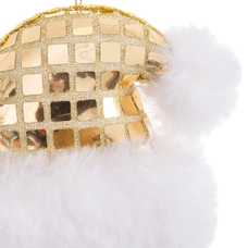 COLGANTE GORRO CRISTALES POLIÉSTER-FOAM 10 X 3 X 9 CM