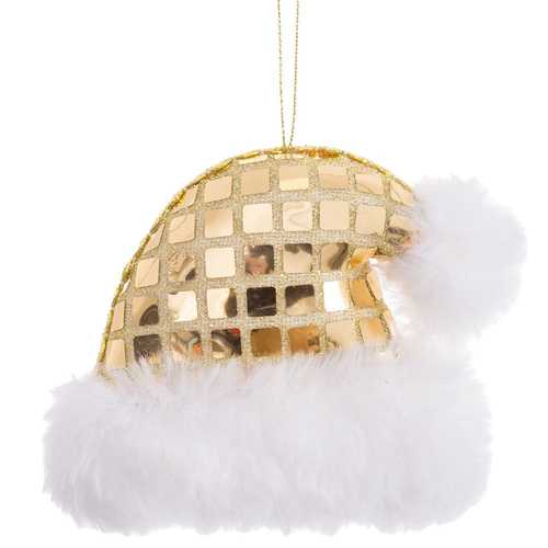 COLGANTE GORRO CRISTALES POLIÉSTER-FOAM 10 X 3 X 9 CM