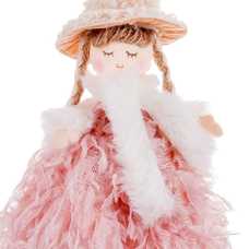 COLGANTE ÁNGEL PAMELA TEJIDO 10 X 5 X 15 CM