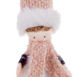 COLGANTE NIÑO GORRO TEJIDO 5 X 4 X 18 CM