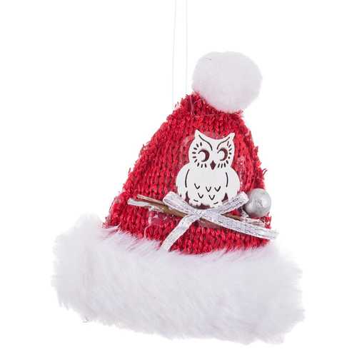 COLGANTE GORRO TEJIDO 9 X 2,50 X 11 CM