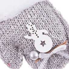 COLGANTE GUANTE TEJIDO 9 X 2,50 X 11 CM