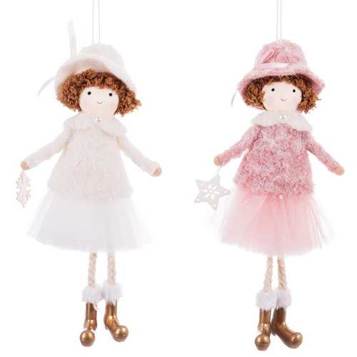 COLGANTE NIÑA GORRO POLIESTER 2/C 10 X 4 X 19 CM