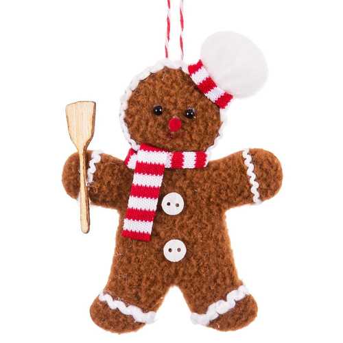 COLGANTE JENGIBRE COCINERO POLIESTER 6 X 1 X 10 CM