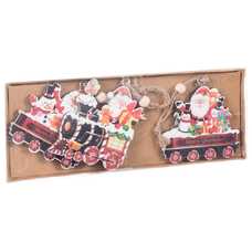 S/3 COLGANTE TREN MADERA 5,50 X 7 CM