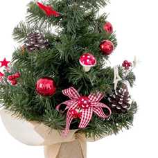 ÁRBOL LAZO Y SETAS PVC 20 X 20 X 40 CM