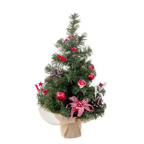 ÁRBOL LAZO Y SETAS PVC 20 X 20 X 40 CM