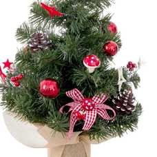 ÁRBOL LAZO Y SETAS PVC 25 X 25 X 50 CM