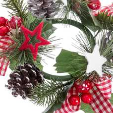 ANILLO VELA LAZOS PVC 20 X 5 X 20 CM