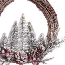 CORONA PIÑAS PLÁSTICO 30 X 30 CM CORONA PIÑAS PLÁSTICO 30 X 30 CM