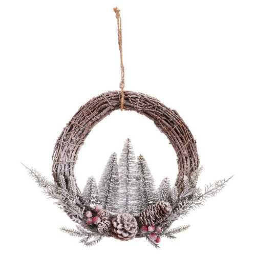 CORONA PIÑAS PLÁSTICO 30 X 30 CM