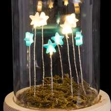 PEANA CON TAPA Y LUZ CRISTAL/MADERA 11 X 11 X 16,50 CM PEANA CON TAPA Y LUZ CRISTAL/MADERA 11 X 11 X 16,50 CM