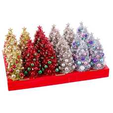 ÁRBOL CON BOLAS ESPUMILLÓN 4/C 10 X 10 X 20,50 CM