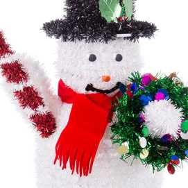 MUÑECO NIEVE ESPUMILLÓN 26 X 15 X 28,20 CM