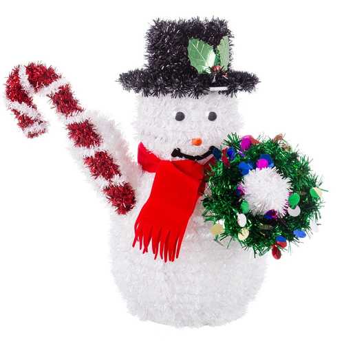 MUÑECO NIEVE ESPUMILLÓN 26 X 15 X 28,20 CM