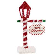 FAROLA CON LUZ ESPUMILLÓN 24 X 11 X 44 CM FAROLA CON LUZ ESPUMILLÓN 24 X 11 X 44 CM