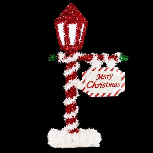 FAROLA CON LUZ ESPUMILLÓN 24 X 11 X 44 CM