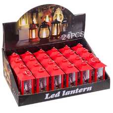 FAROL CON LUZ PLÁSTICO 4,20 X 4,20 X 9,50 CM