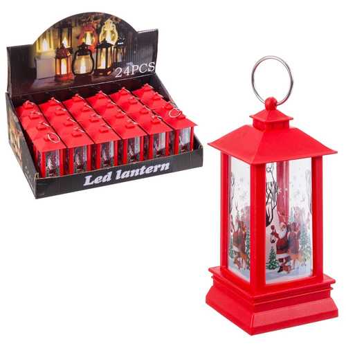 FAROL CON LUZ PLÁSTICO 4,20 X 4,20 X 9,50 CM