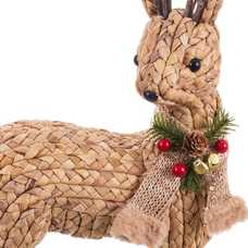 CIERVO DE PAJA FOAM 35 X 13 X 28 CM