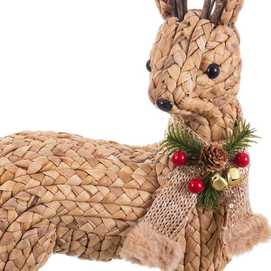 CIERVO DE PAJA FOAM 35 X 13 X 28 CM