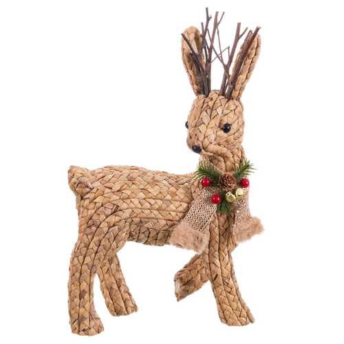 CIERVO DE PAJA FOAM 35 X 13 X 28 CM