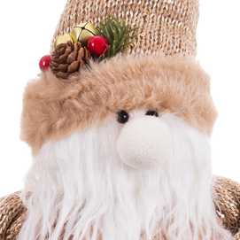 PAPA NOEL DE PAJA FOAM 21 X 14 X 25 CM