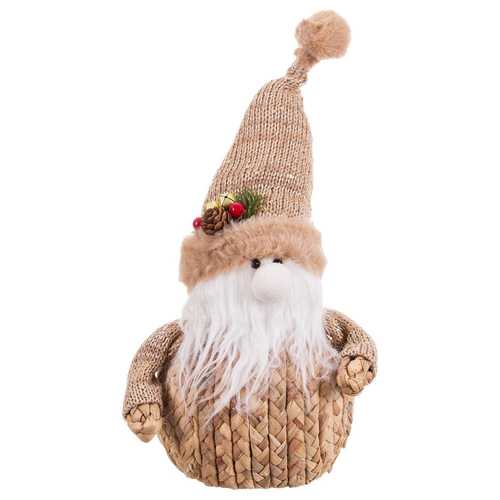 PAPA NOEL DE PAJA FOAM 21 X 14 X 25 CM