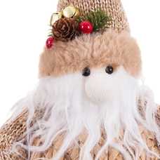 PAPA NOEL DE PAJA FOAM 14 X 12 X 20 CM